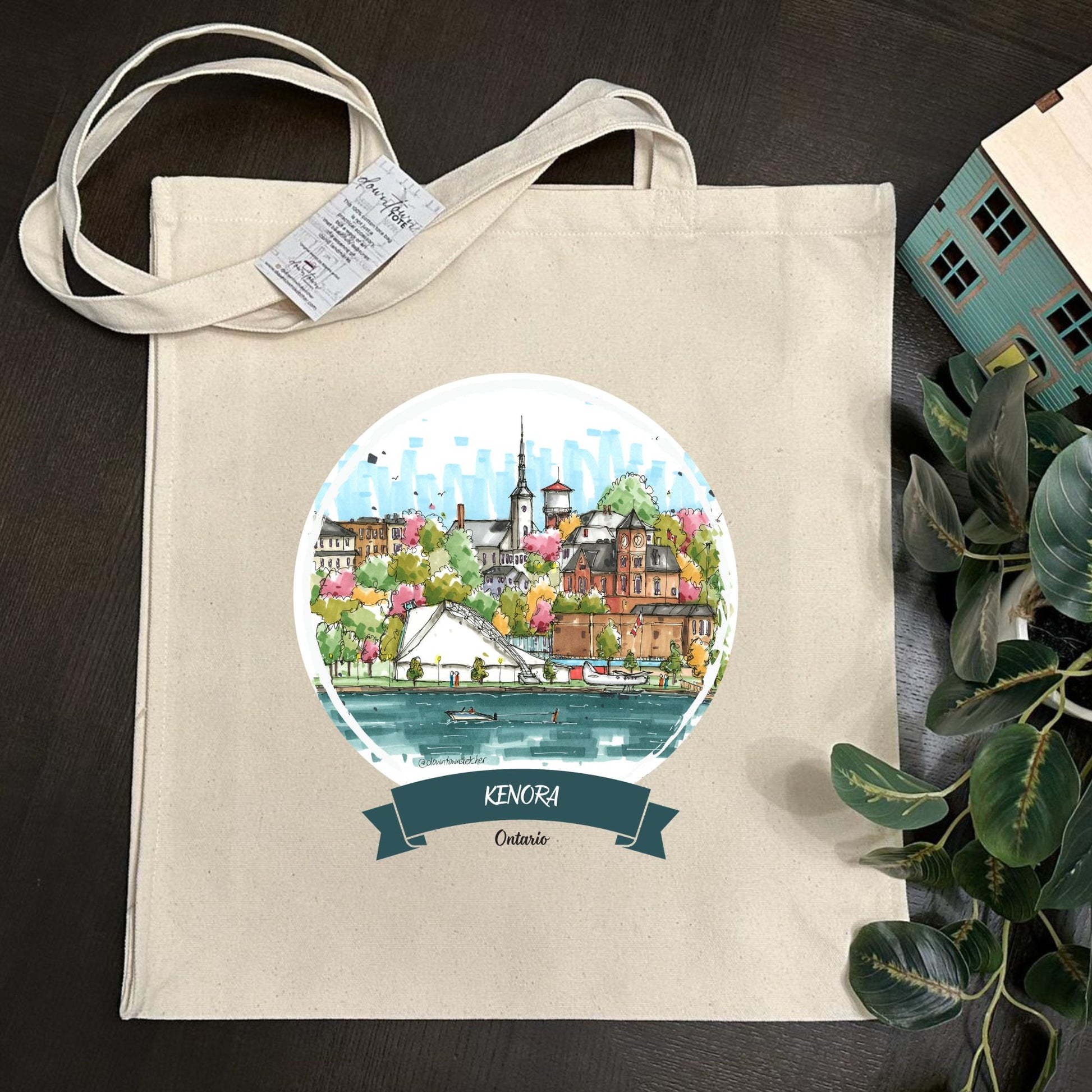 Kenora Waterfront, Ontario - Downtown Tall Tote