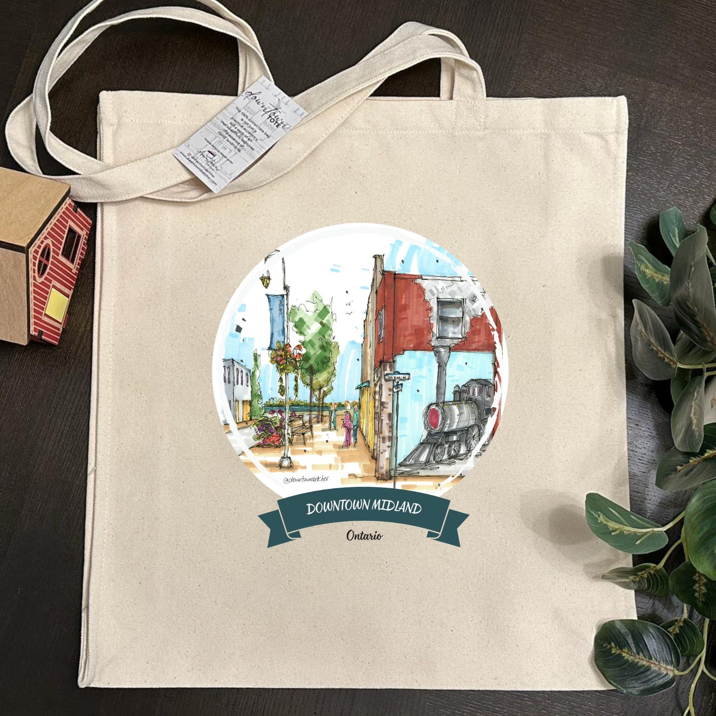 Downtown Midland, Ontario - Downtown Tall Tote