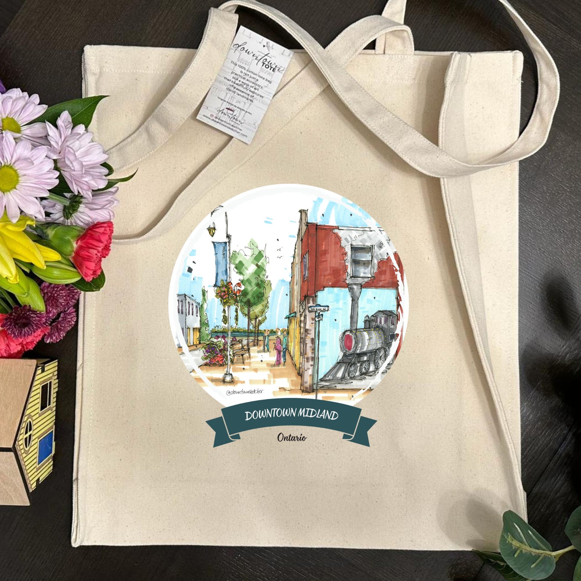 Downtown Midland, Ontario - Downtown Tall Tote