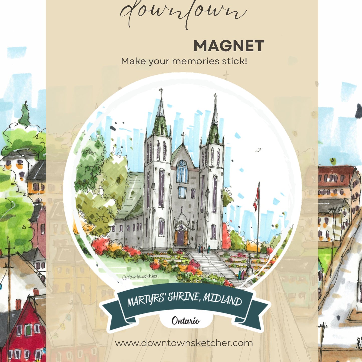 Martyrs' Shrine, Midland Ontario - Downtown Magnet