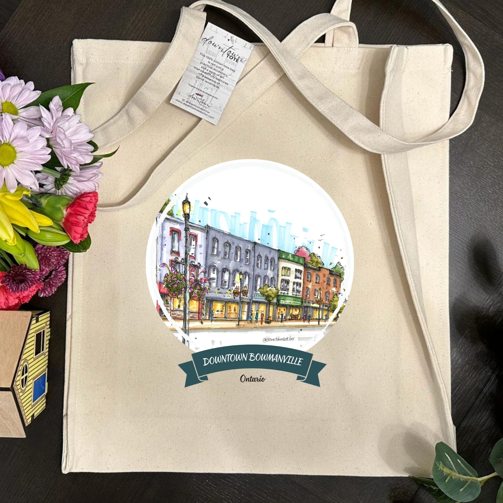 Historic Downtown Bowmanville, Ontario - Downtown Tall Tote