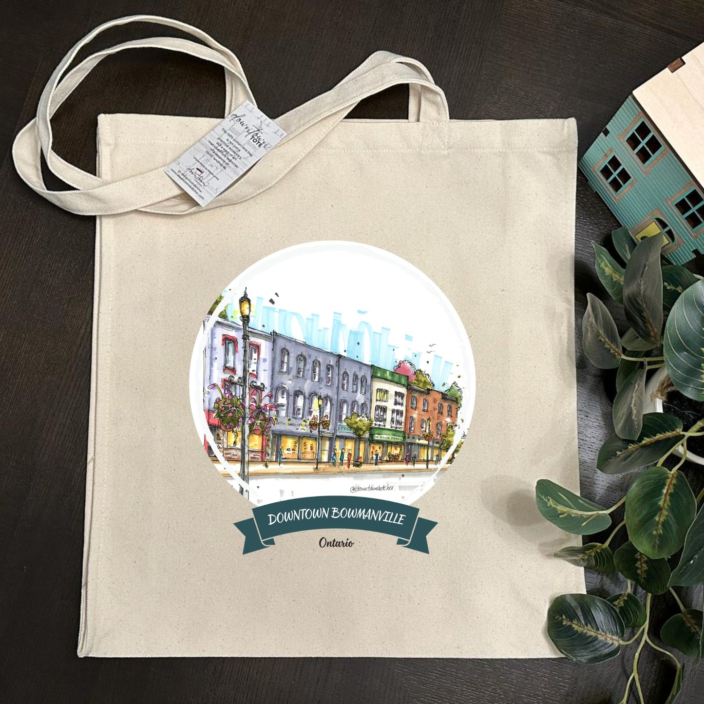 Historic Downtown Bowmanville, Ontario - Downtown Tall Tote