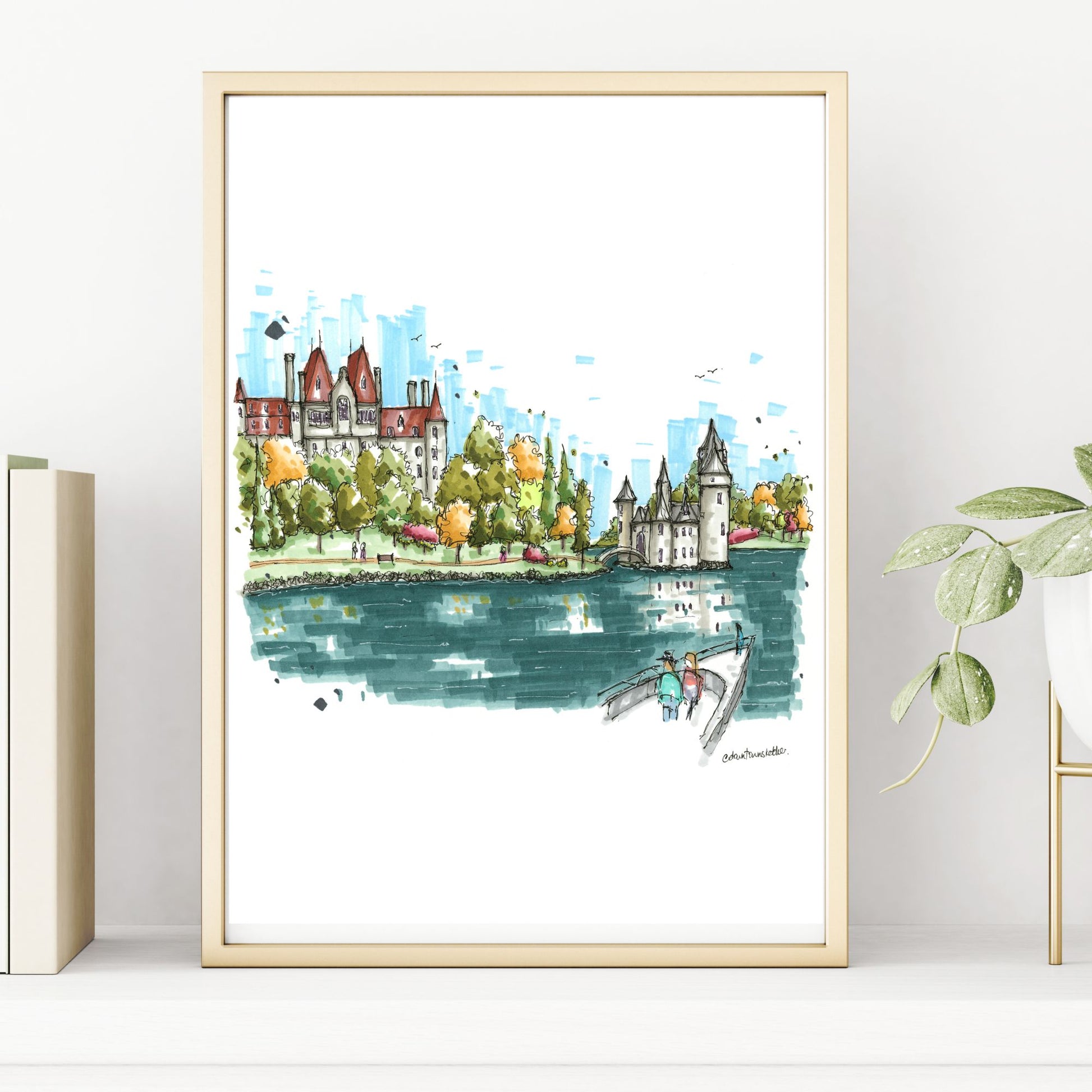 Boldt Castle, the Power House and Clock Tower, Thousand Islands