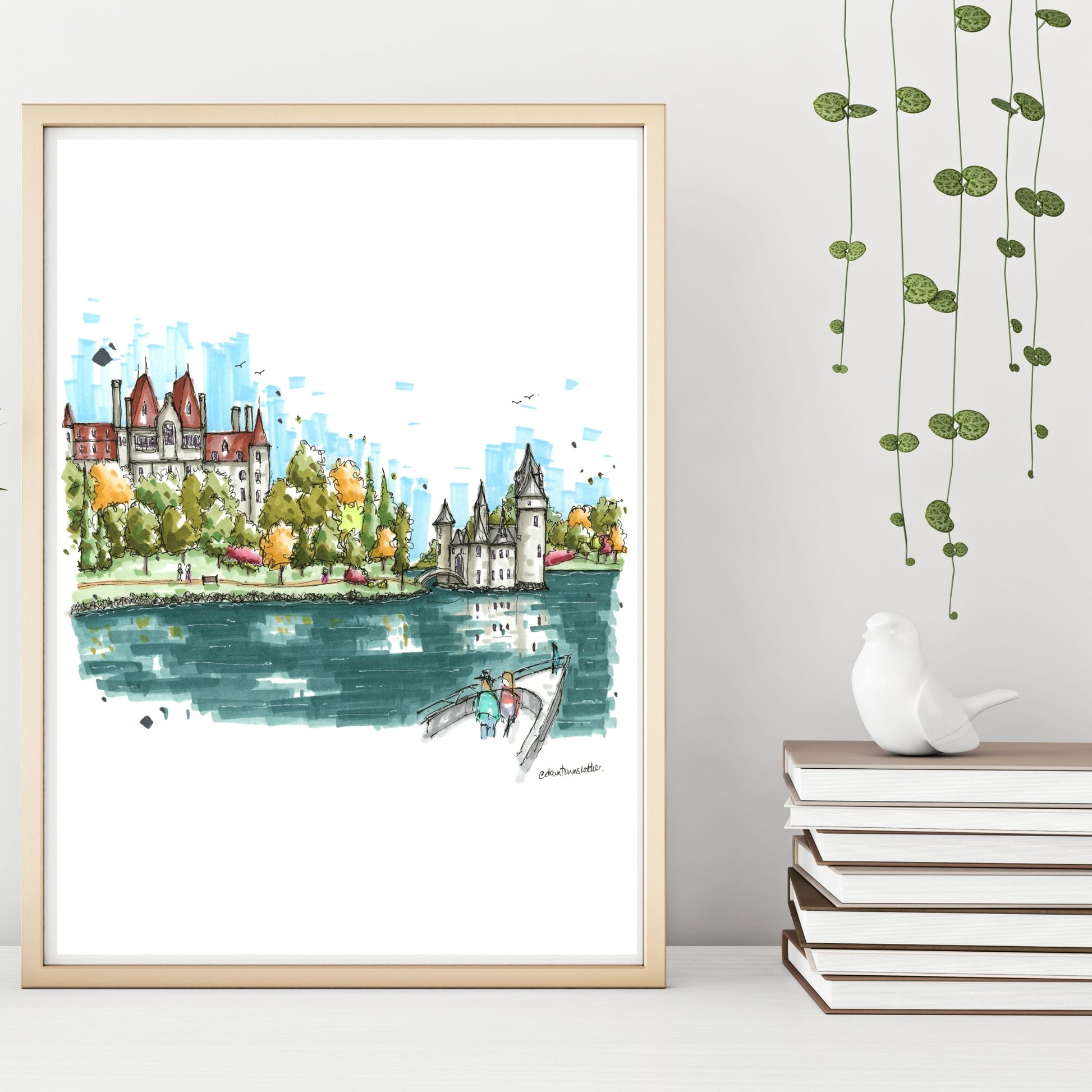 Boldt Castle, the Power House and Clock Tower, Thousand Islands