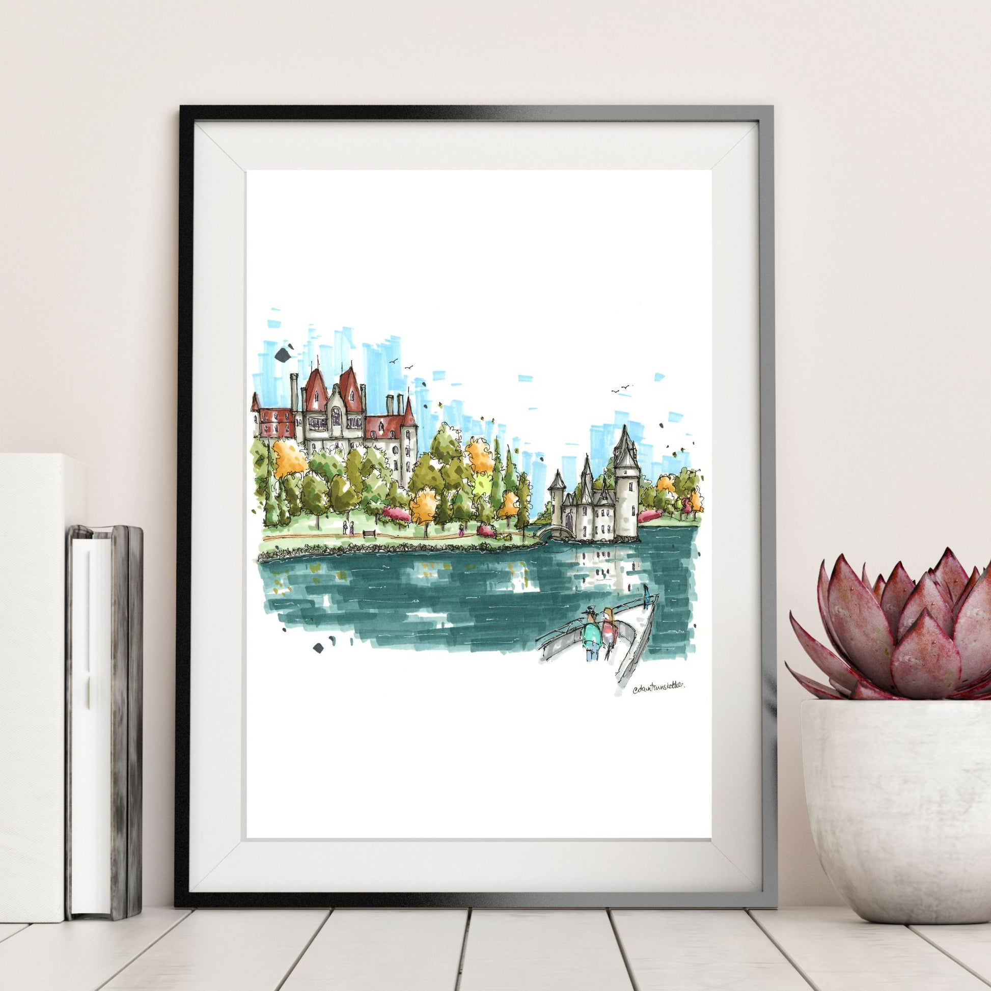 Boldt Castle, the Power House and Clock Tower, Thousand Islands