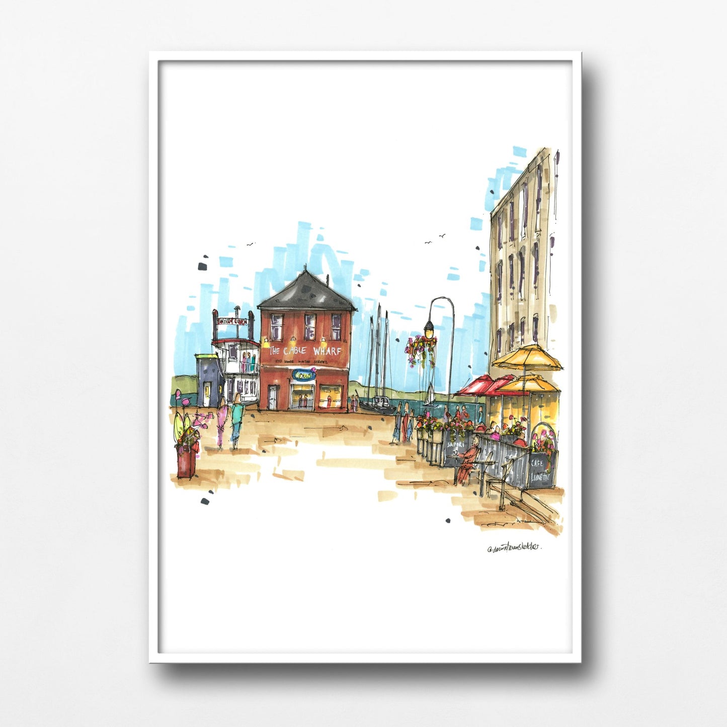 The Cable Wharf &amp; Cafe Lunette, Halifax Waterfront