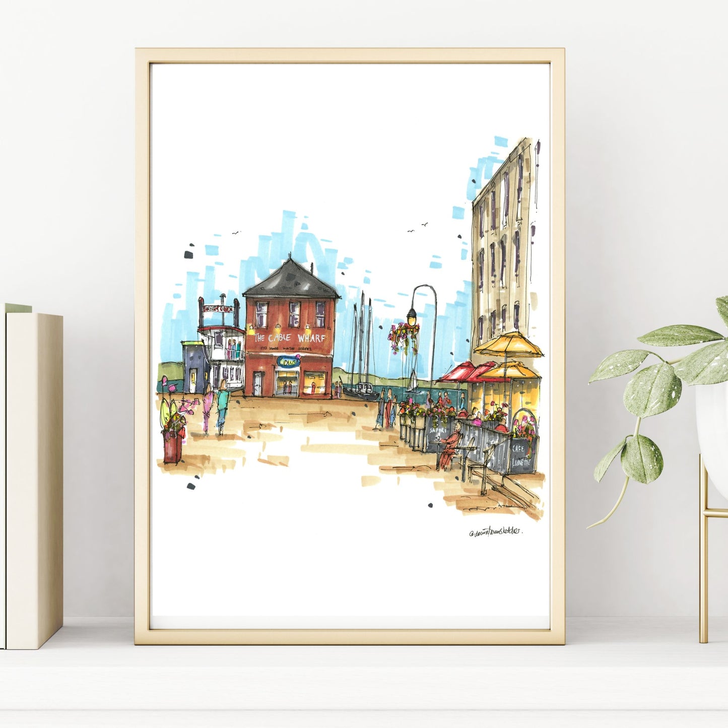 The Cable Wharf &amp; Cafe Lunette, Halifax Waterfront