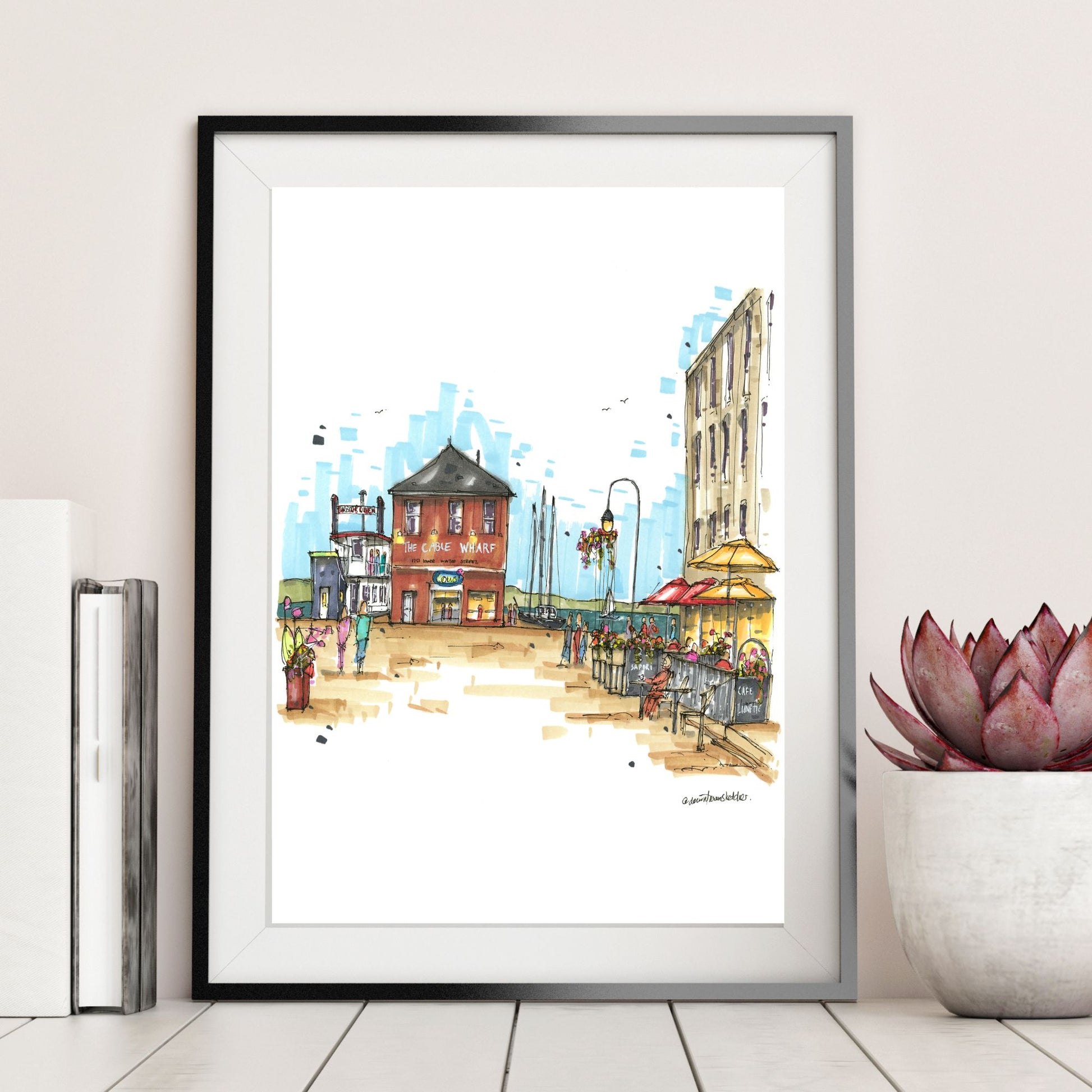 The Cable Wharf &amp; Cafe Lunette, Halifax Waterfront