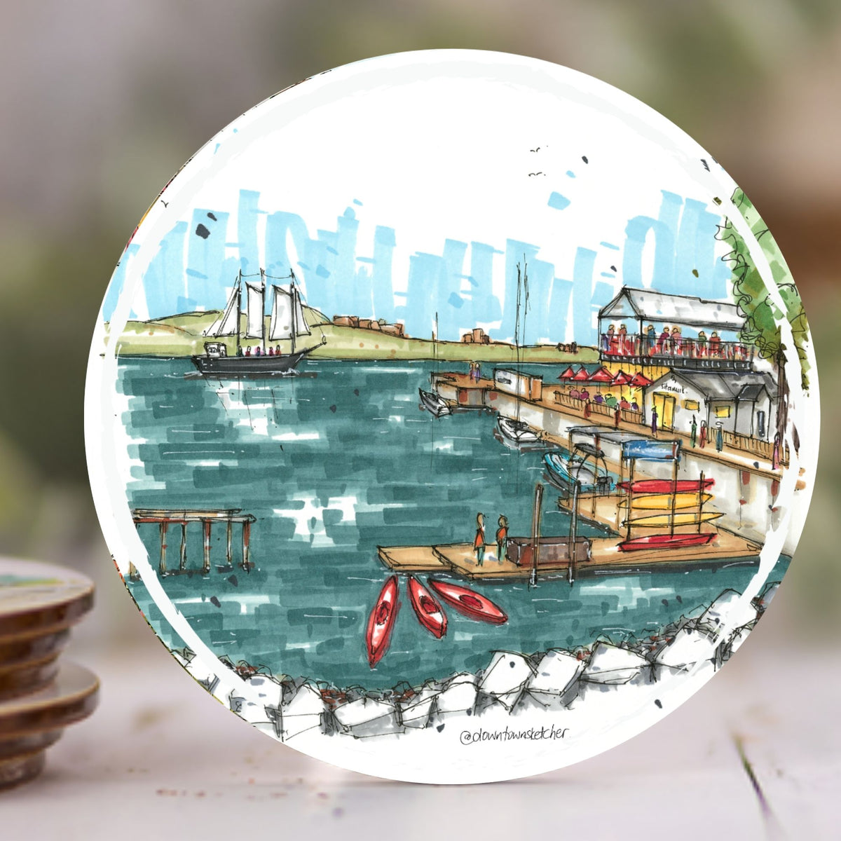 Tall Ship Silva & Harbour Watercraft, Halifax Waterfront - Downtown Coaster