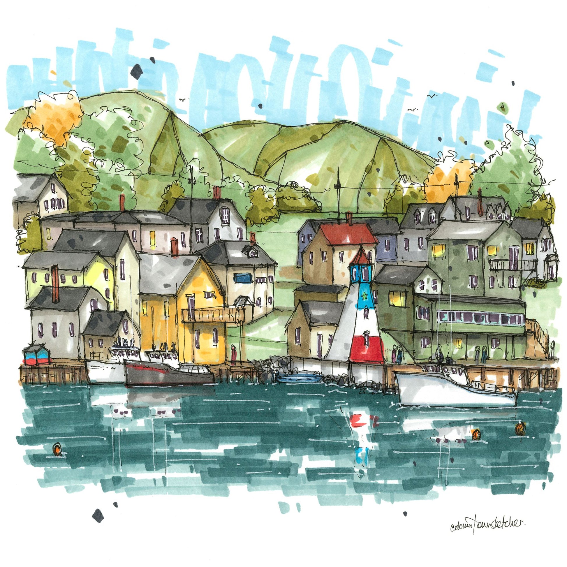 Chéticamp, Inverness County, Cape Breton - Downtown Magnet