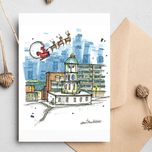 Citadel Santa Sleigh Ride, Halifax - Christmas Card