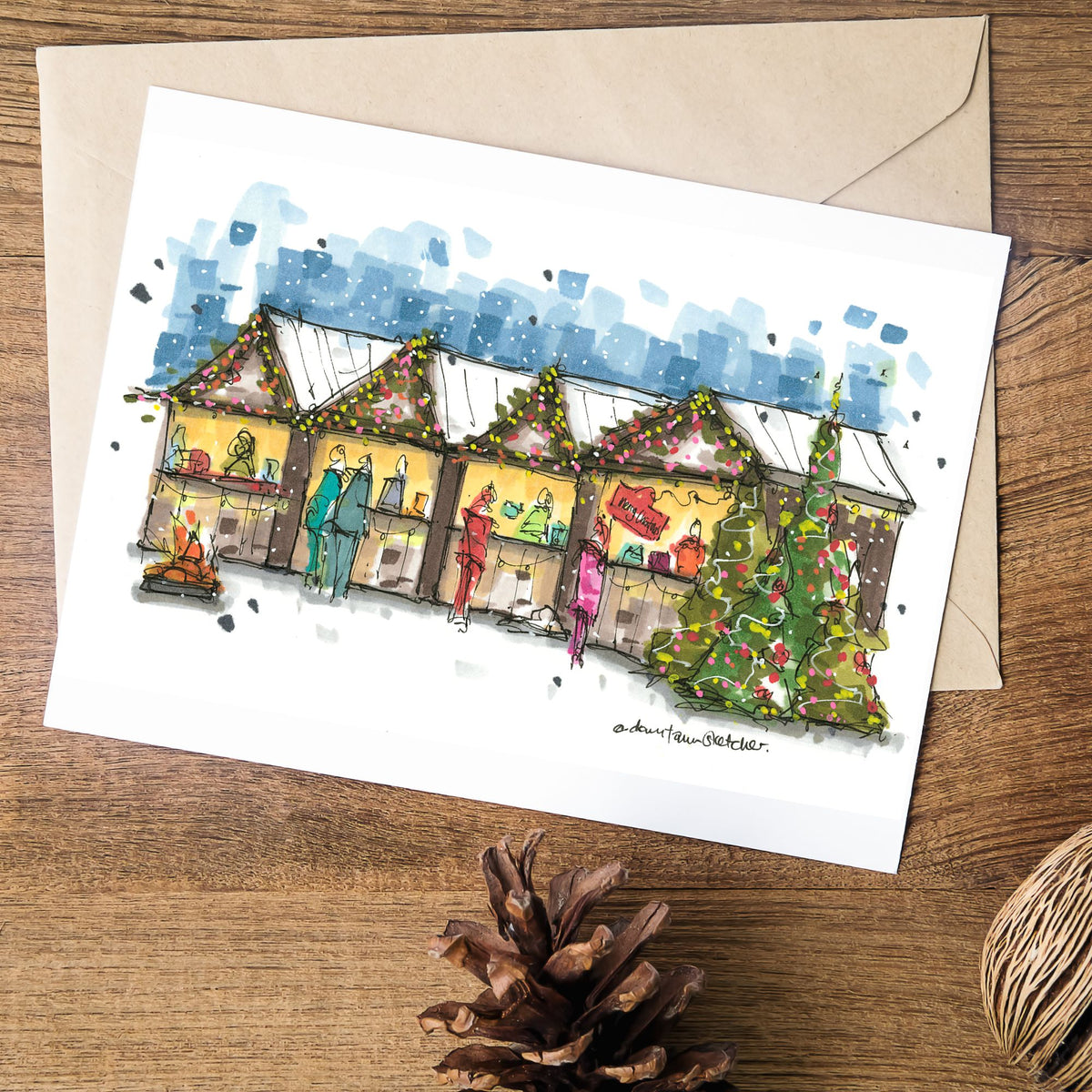 Holiday Christmas Market, Halifax - Christmas Card