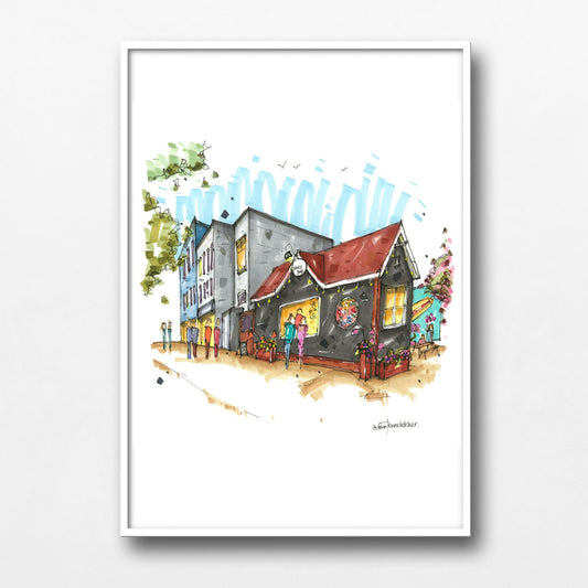 Dairy Bar, Halifax Art Print