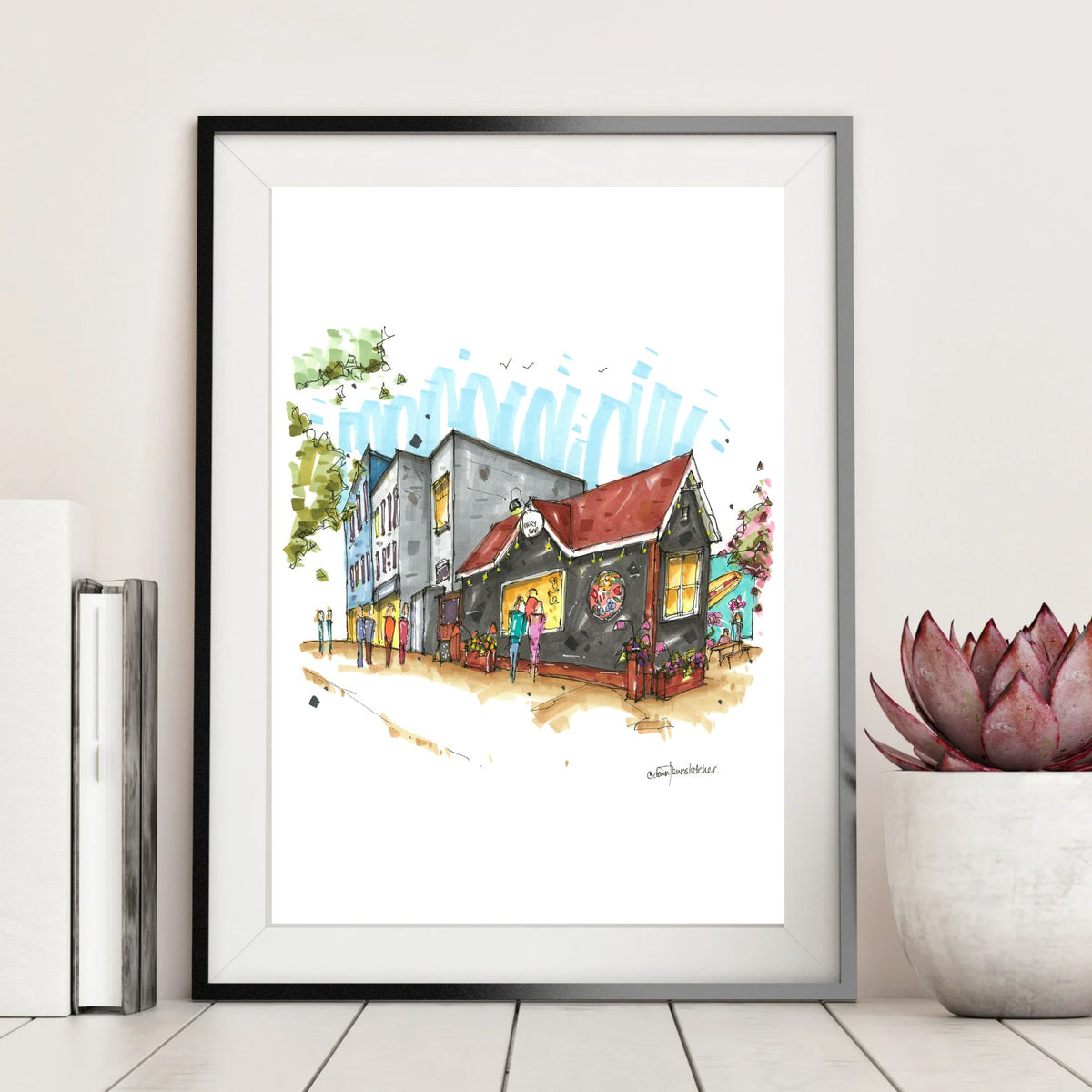 Dairy Bar, Halifax Art Print