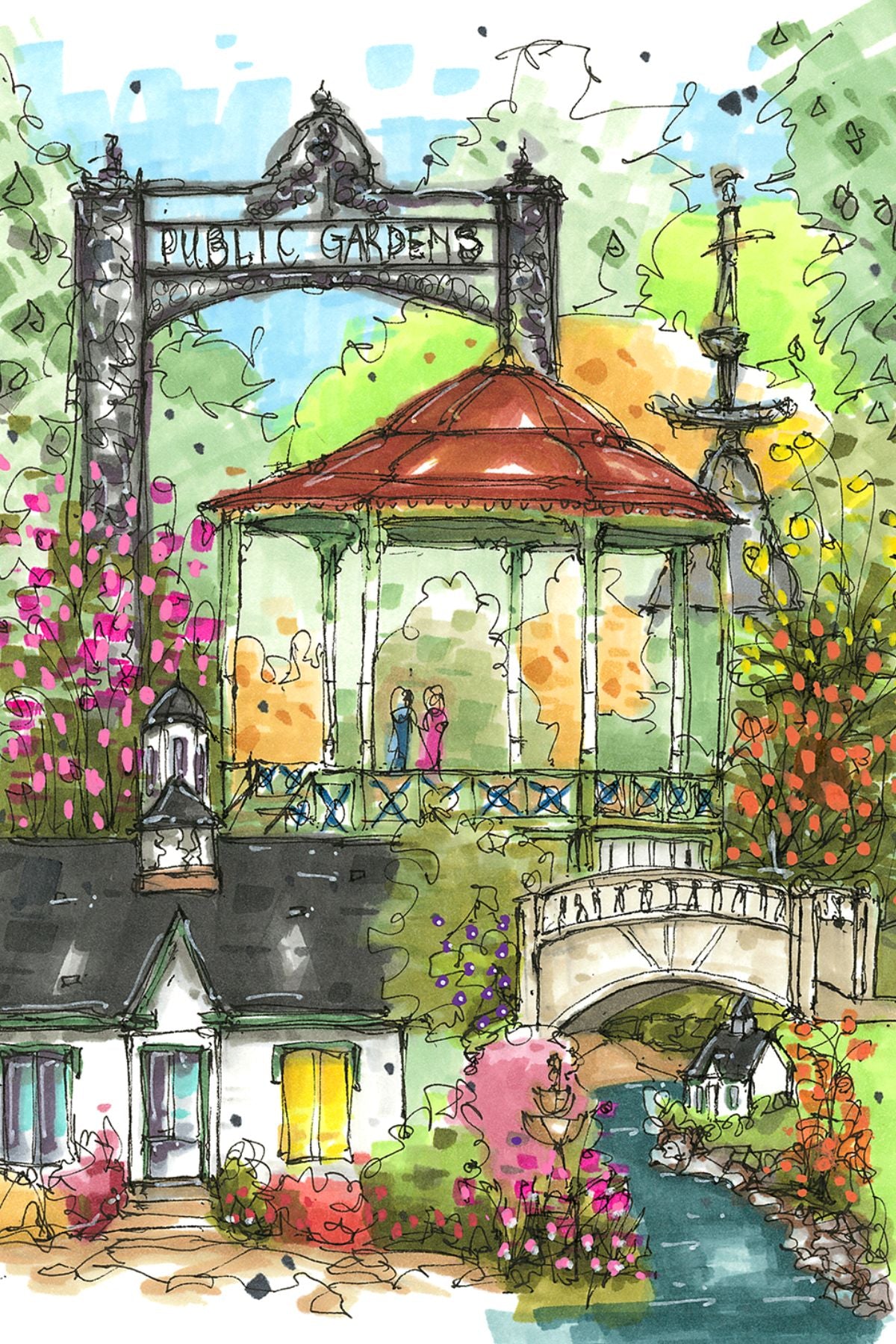 Halifax Public Gardens Mini Luxury Puzzle