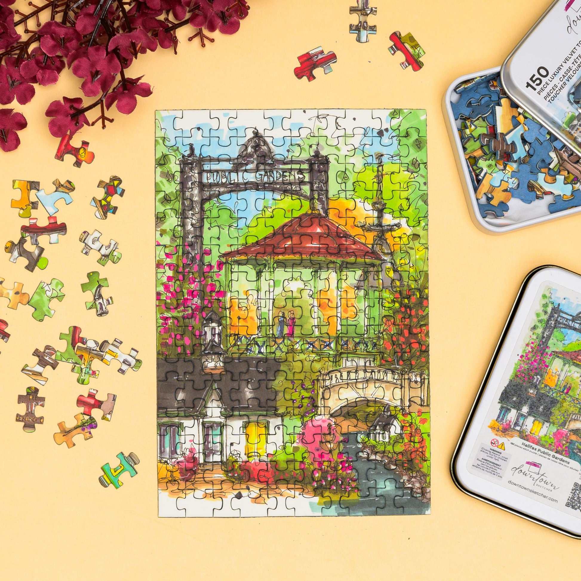 Halifax Public Gardens Mini Luxury Puzzle