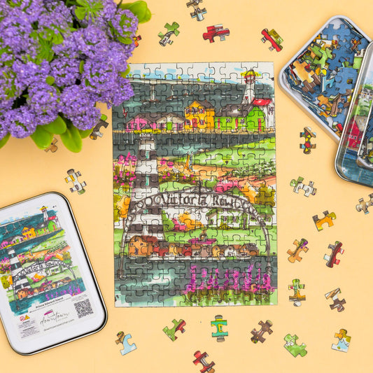 DTSP008 Prince Edward Island - Mini Luxury Puzzle - Downtown Sketcher