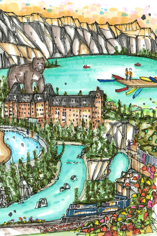 Banff National Park - Banff, Mini Luxury Puzzle