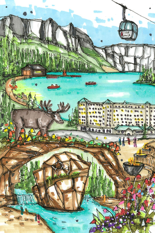 Banff National Park - Lake Louise, Mini Luxury Puzzle