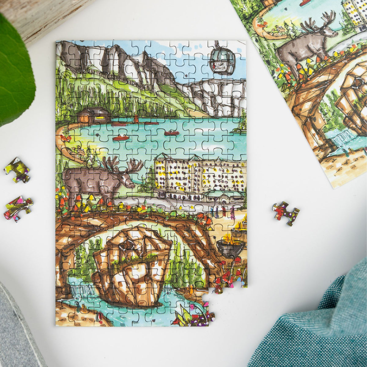Banff National Park - Lake Louise, Mini Luxury Puzzle