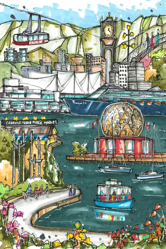 Vancouver BC, Mini Luxury Puzzle