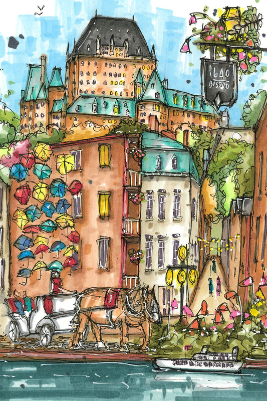 Quebec City Summer, Mini Luxury Puzzle