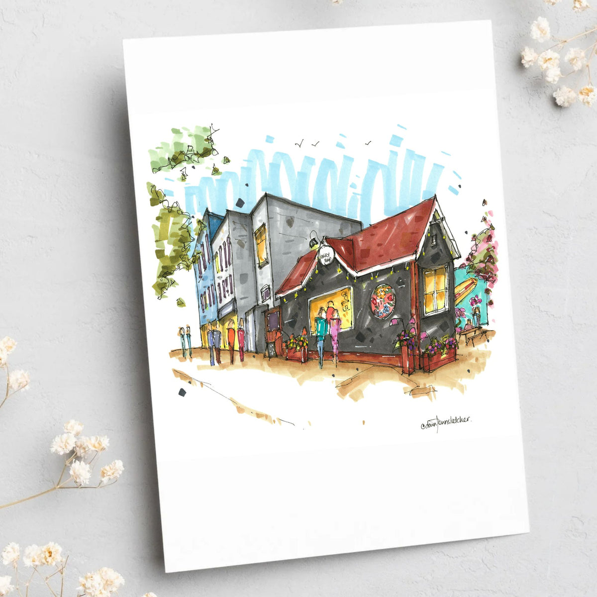 Dairy Bar, Halifax Greeting Card