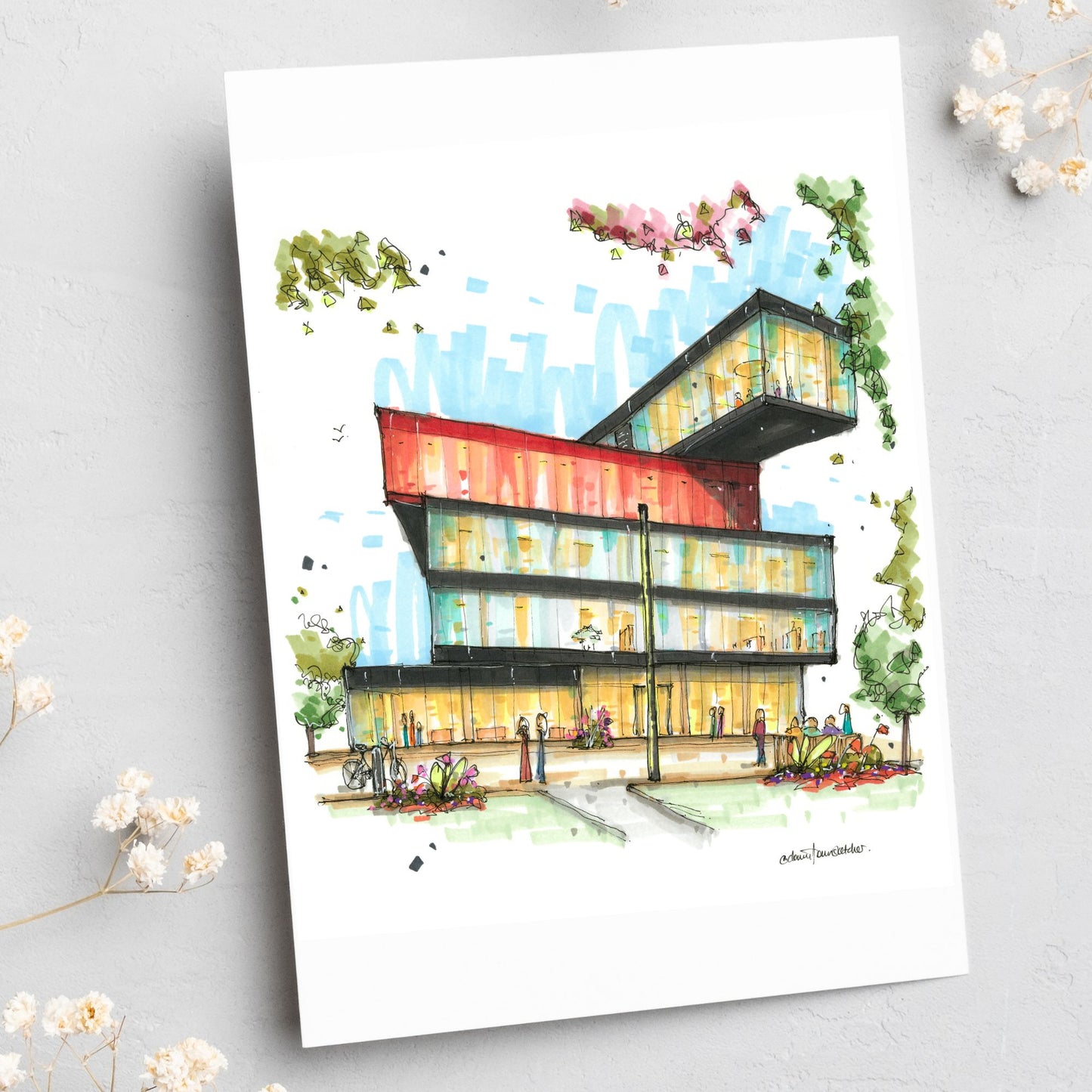 Halifax Central Library, Greeting Card