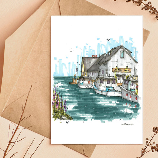 Lobster Barn, Victoria, Prince Edward Island - Greeting Card