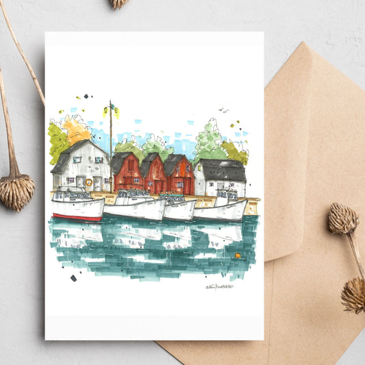 Malpeque Bay, Prince Edward Island, Prince Edward Island, Greeting Card