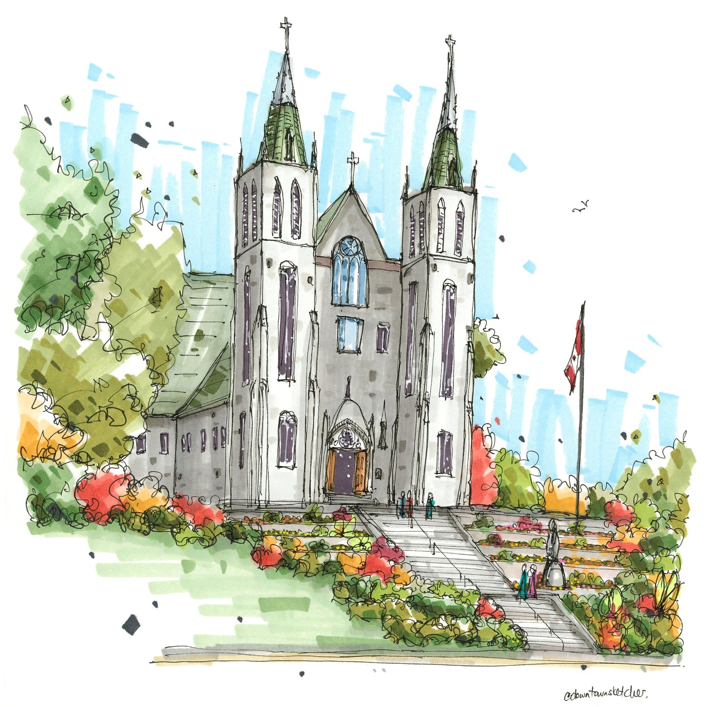 Martyrs' Shrine, Midland, Ontario, Greeting Card