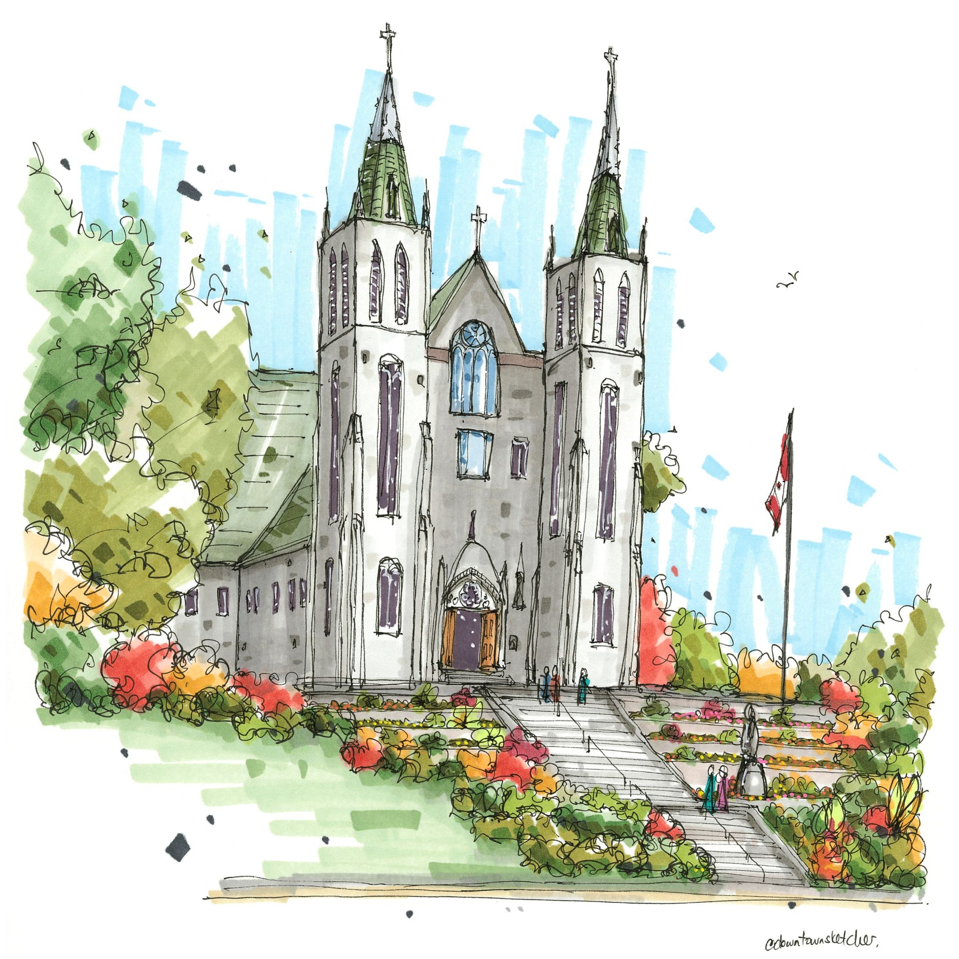 Martyrs' Shrine, Midland, Ontario, Greeting Card