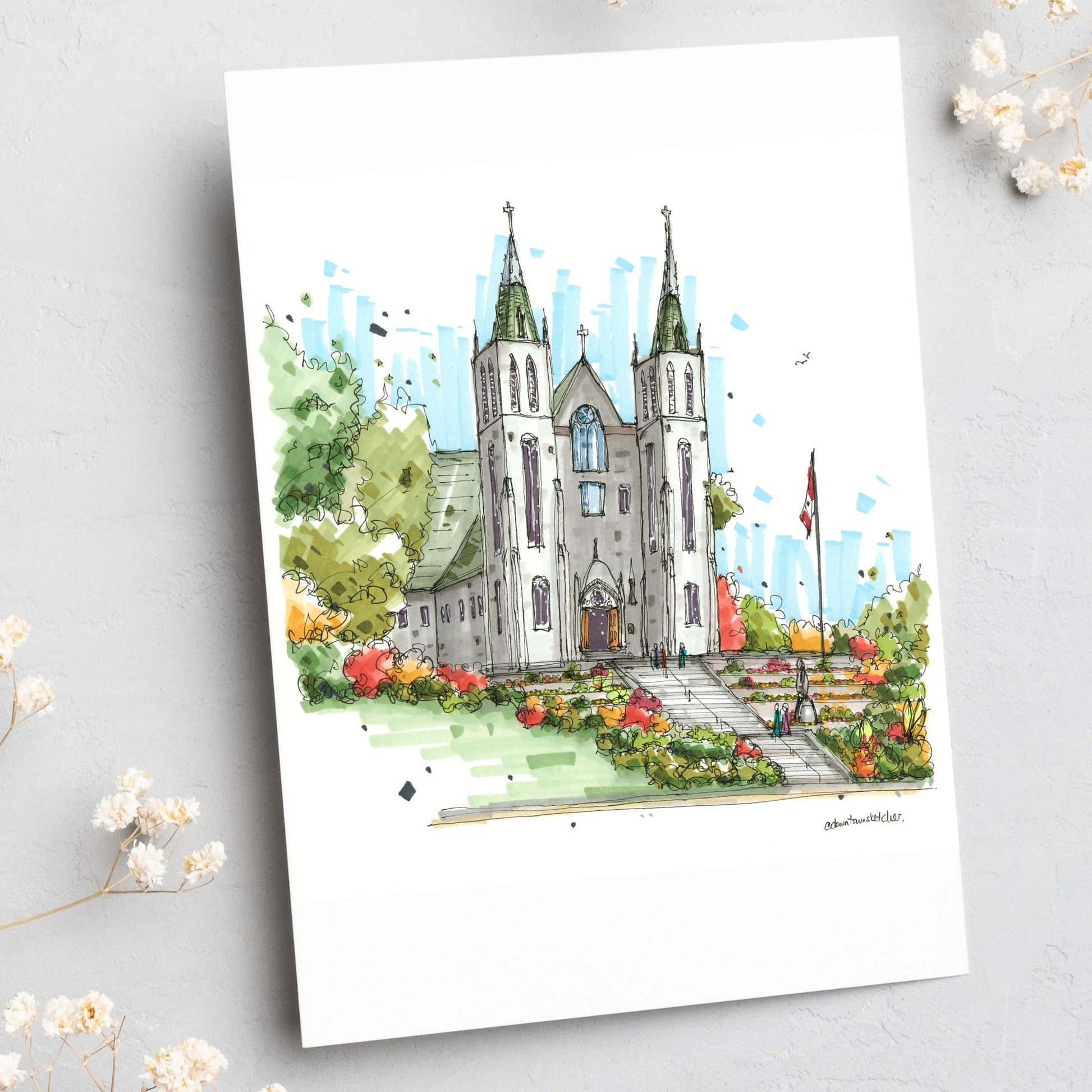 Martyrs' Shrine, Midland, Ontario, Greeting Card