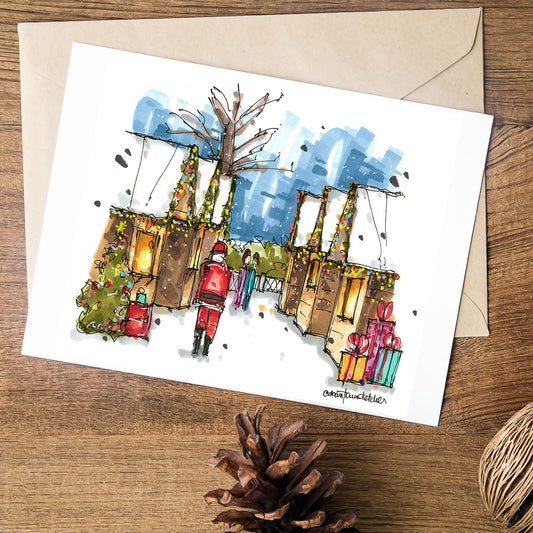 Mistletoe Christmas Market, Charlottetown, PEI - Christmas Card