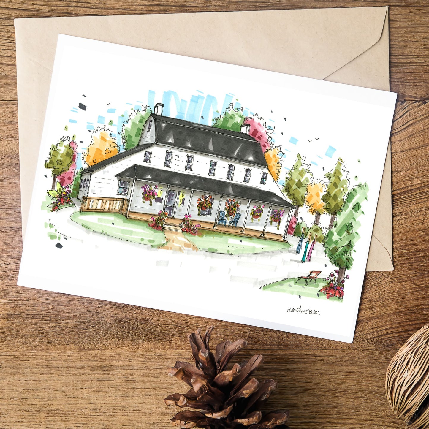 Scott Manor, Bedford, Halifax, Greeting Card