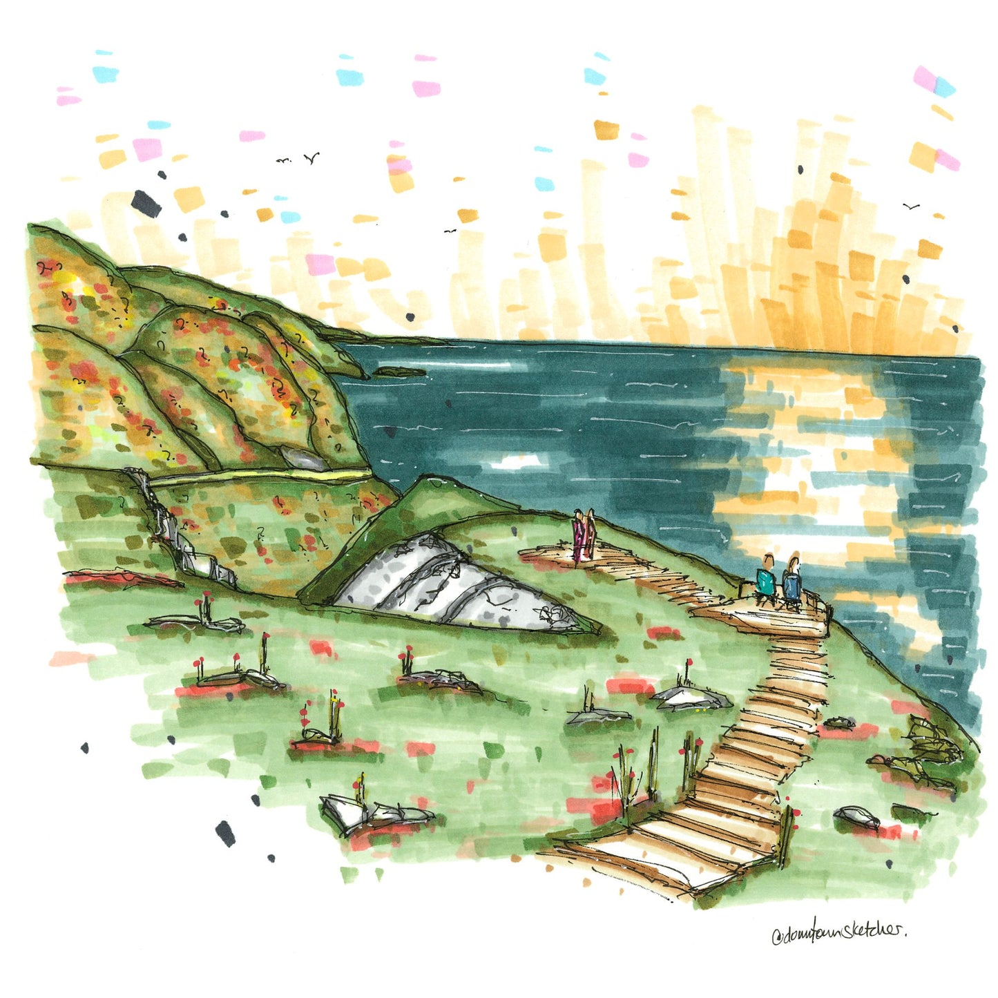 Skyline Trail, Cape Breton Highlands National Park, Greeting Card