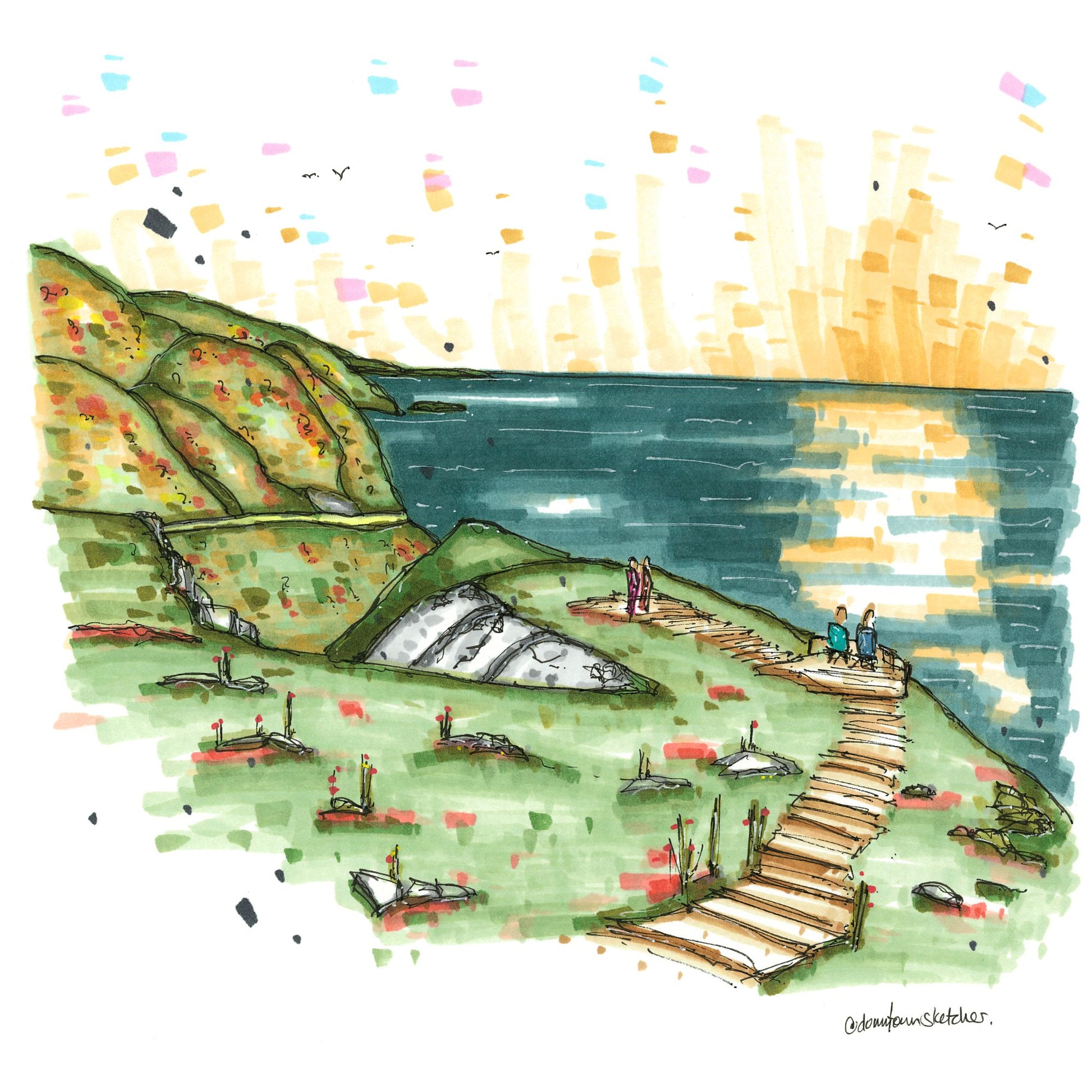 Skyline Trail, Cape Breton Highlands National Park, Greeting Card