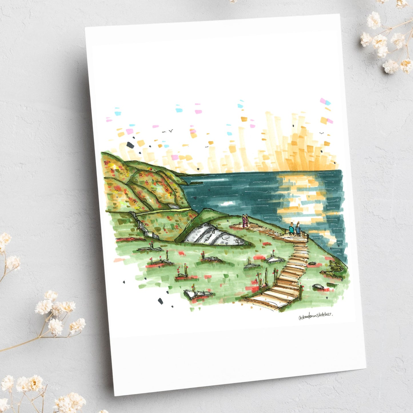 Skyline Trail, Cape Breton Highlands National Park, Greeting Card