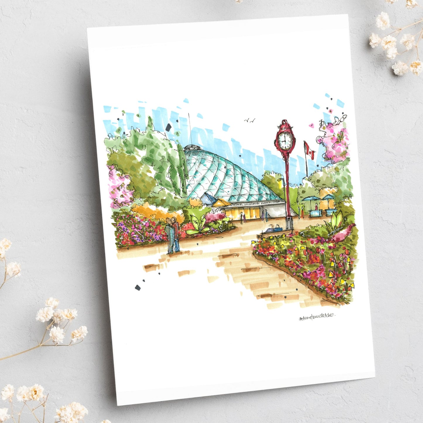The Bloedel Conservatory, Queen Elizabeth Park, Vancouver, Greeting Card