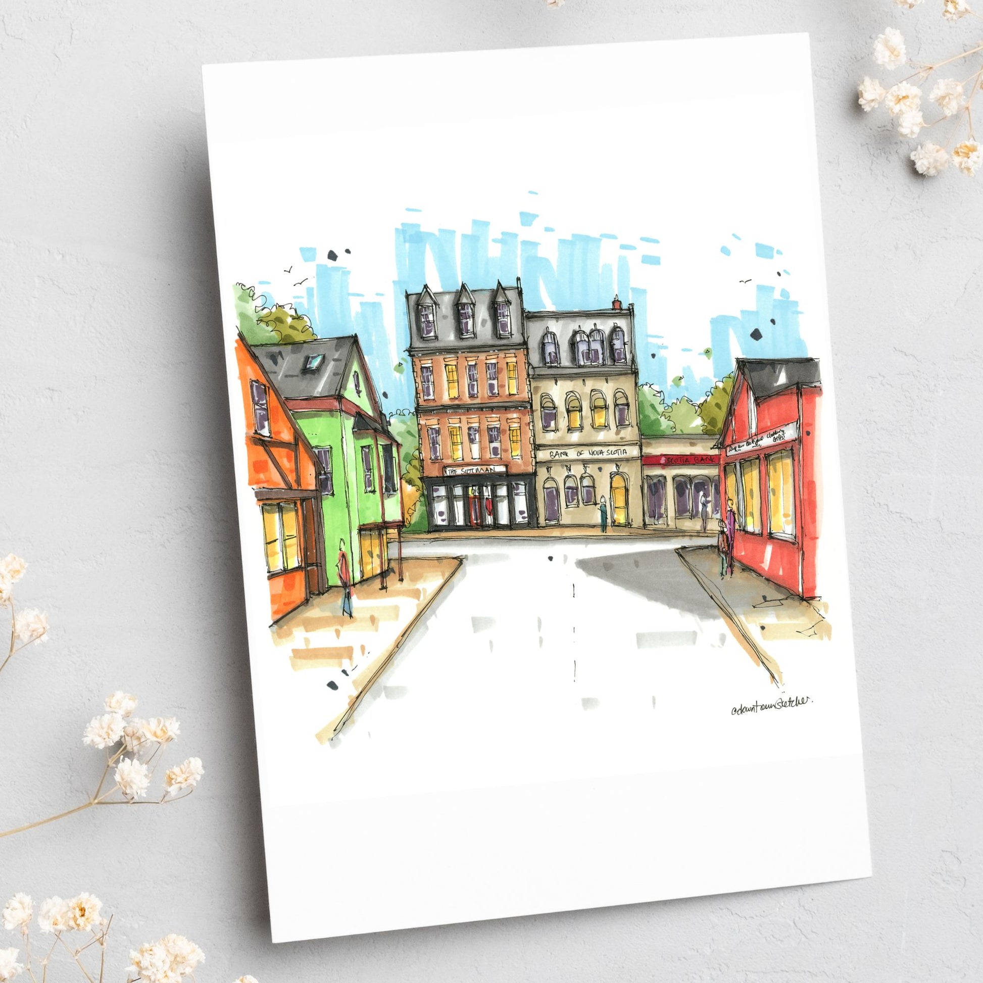 The Scotsman Inn, Cnr Water & Coleraine Str, Pictou -  Greeting Card