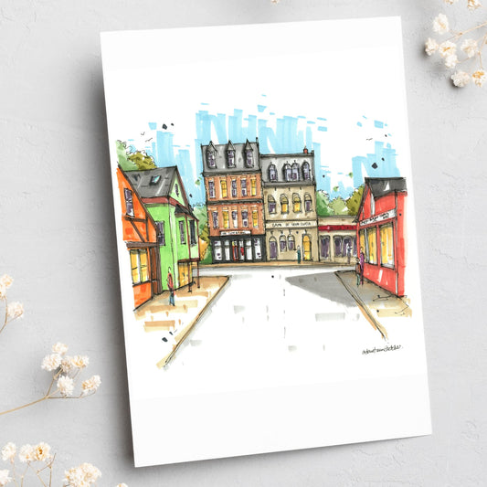 The Scotsman Inn, Cnr Water & Coleraine Str, Pictou -  Greeting Card