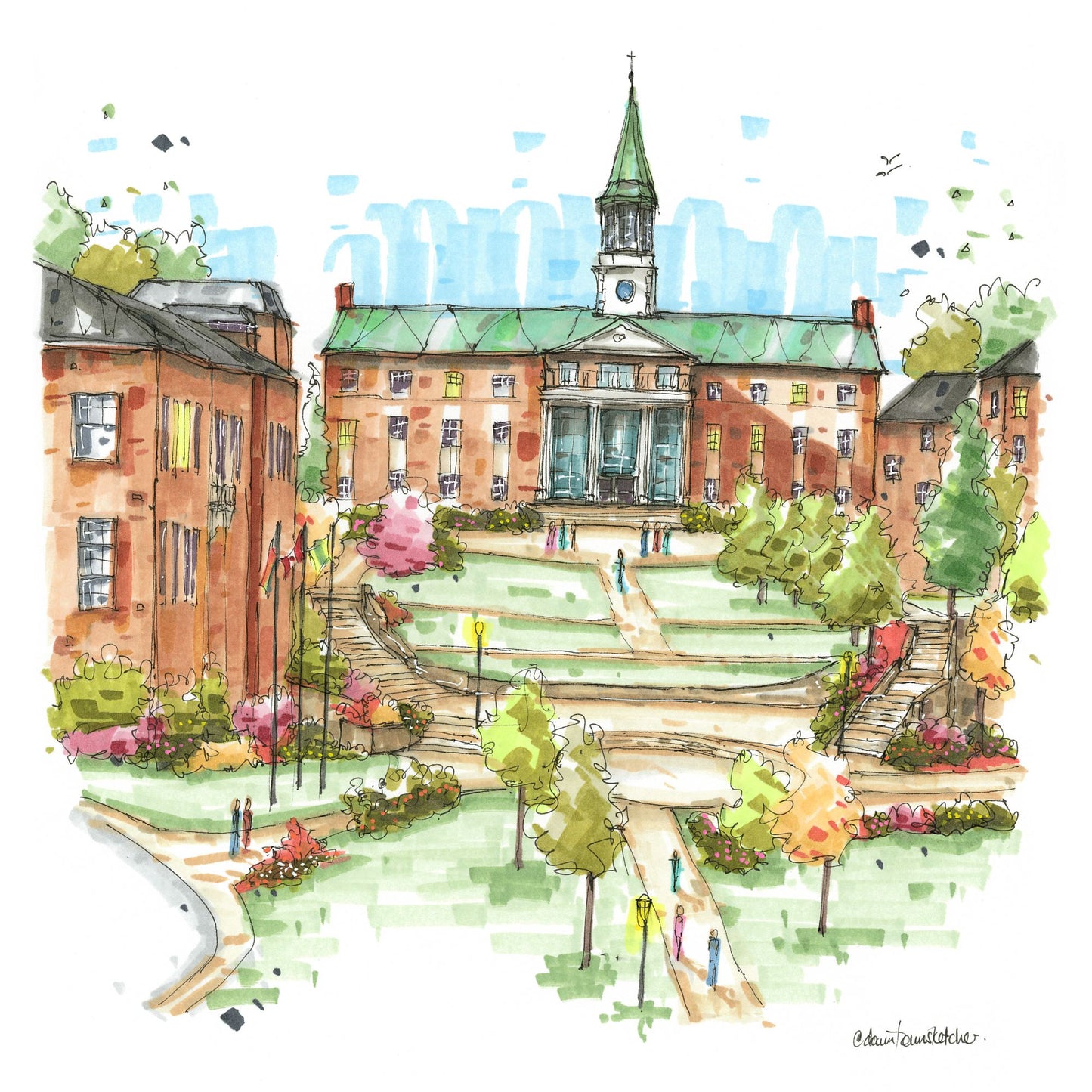 University of New Brunswick, Fredericton, Greeting Card